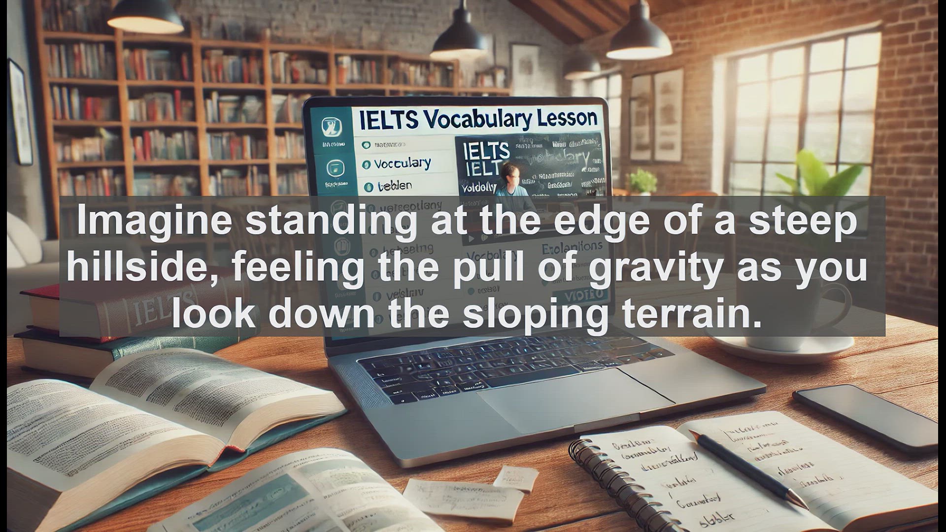 'Video thumbnail for 2000 Must Know IELTS 9.0 Vocabulary - Declivity: Boost Your IELTS Vocabulary'