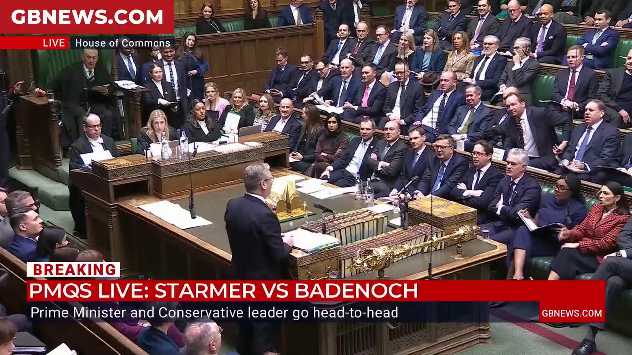 Video thumbnail for WATCH: Keir Starmer shut down by Lindsay Hoyle after Kemi Badenoch jibe during PMQs