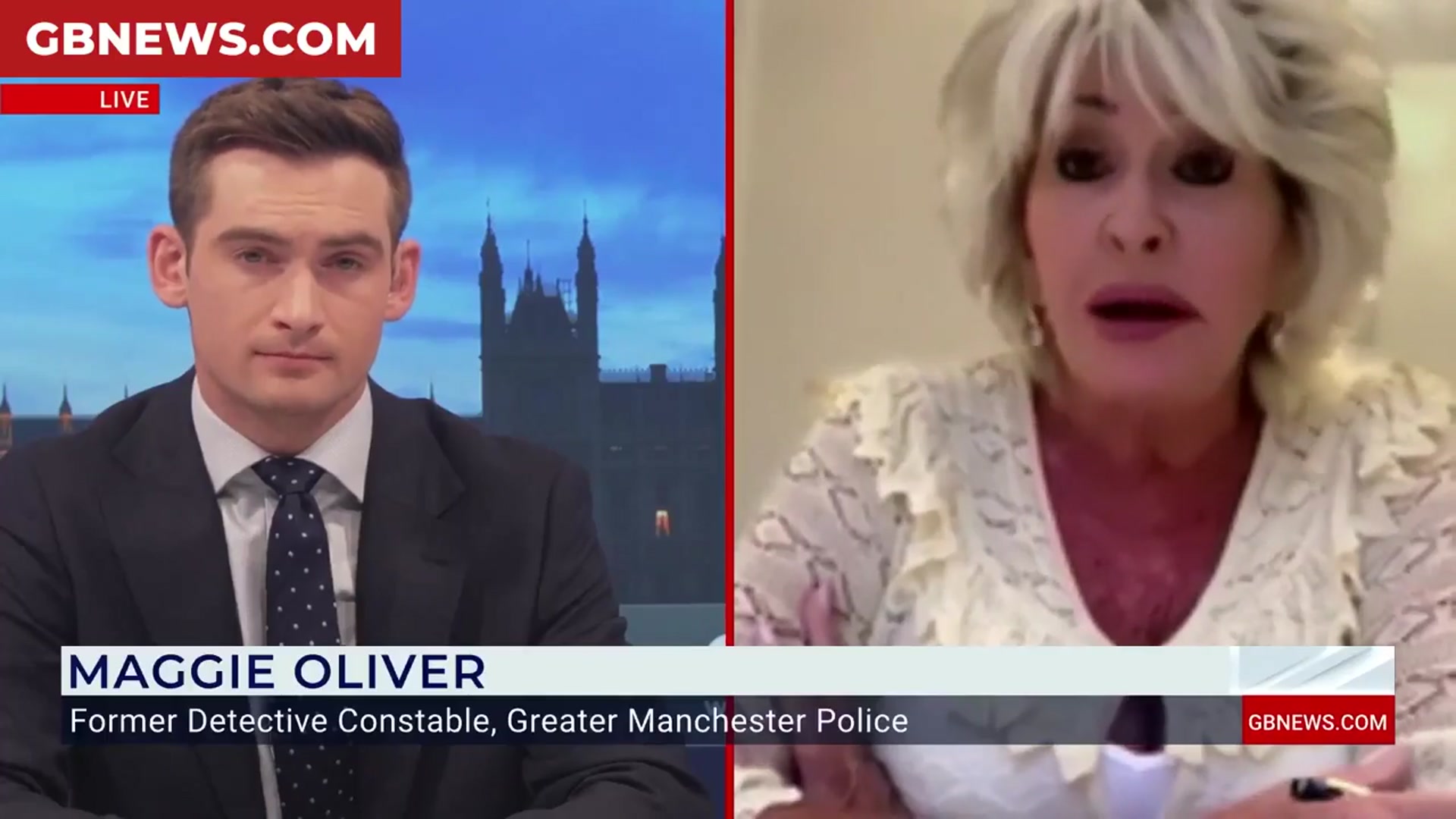 'Video thumbnail for Maggie Oliver warns of 'further danger' to women unless the justice system is reformed'