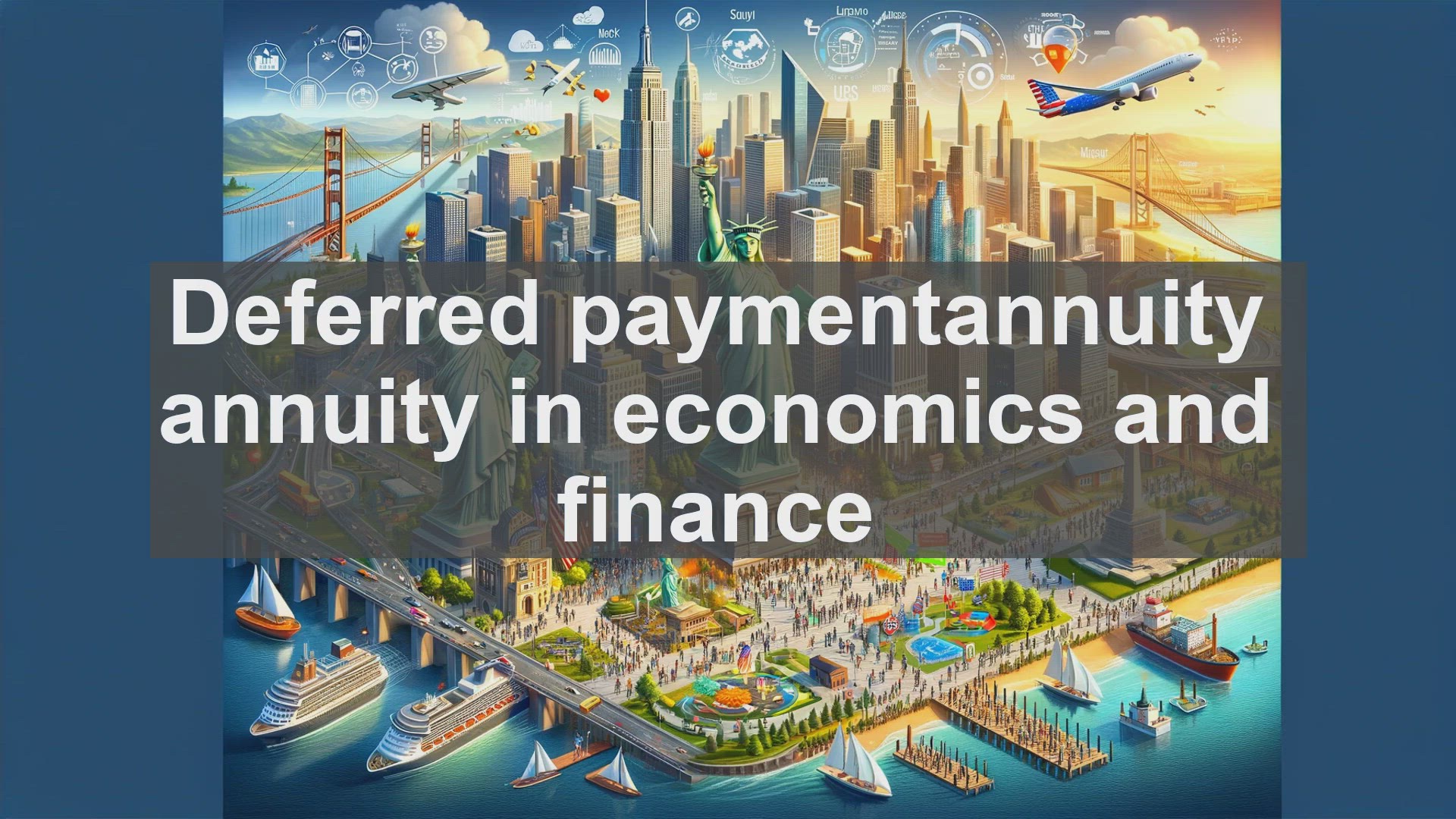 'Video thumbnail for Deferred paymentannuity annuity in economics and finance'