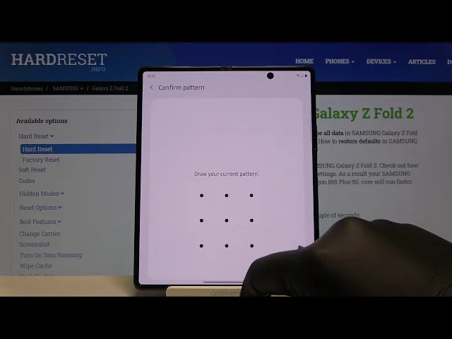 Video thumbnail for How to Set Up Screen Lock in Samsung Galaxy Z Fold 2 – Pick Locking Method