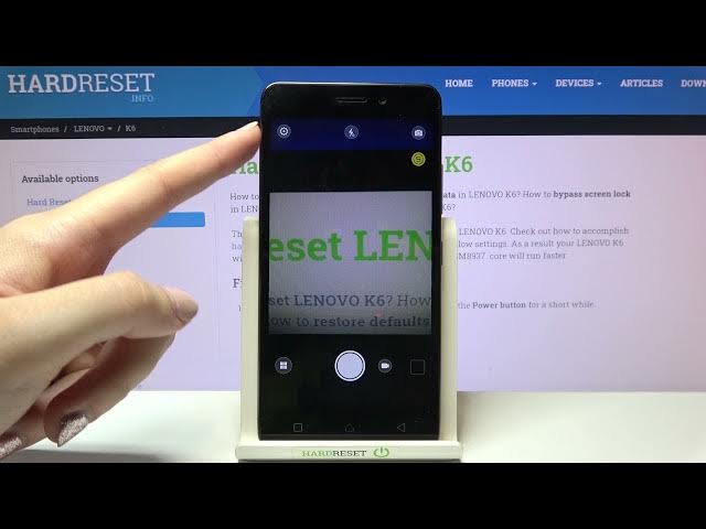 Video thumbnail for How to Change Photo Resolution on Lenovo K6 – Camera Settings