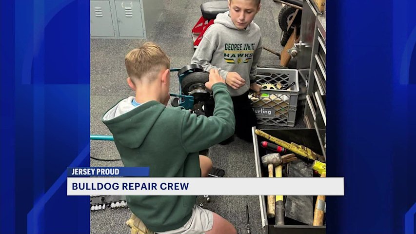 Video thumbnail for Jersey Proud: Bulldog Repair Crew fixes items for Frankford Township residents