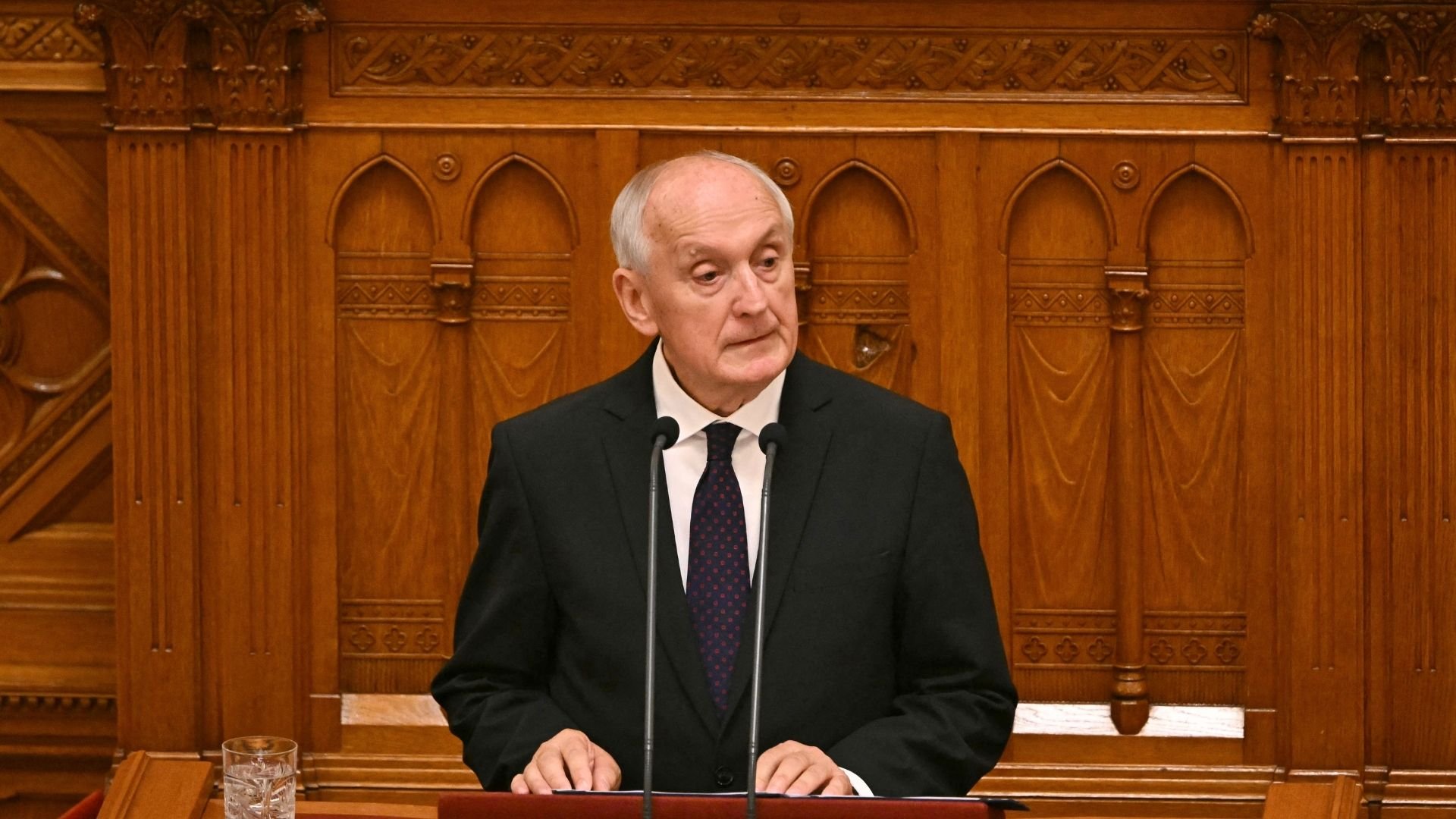 Video thumbnail for Hungary Elects Ousted Judge Andras Baka as New President