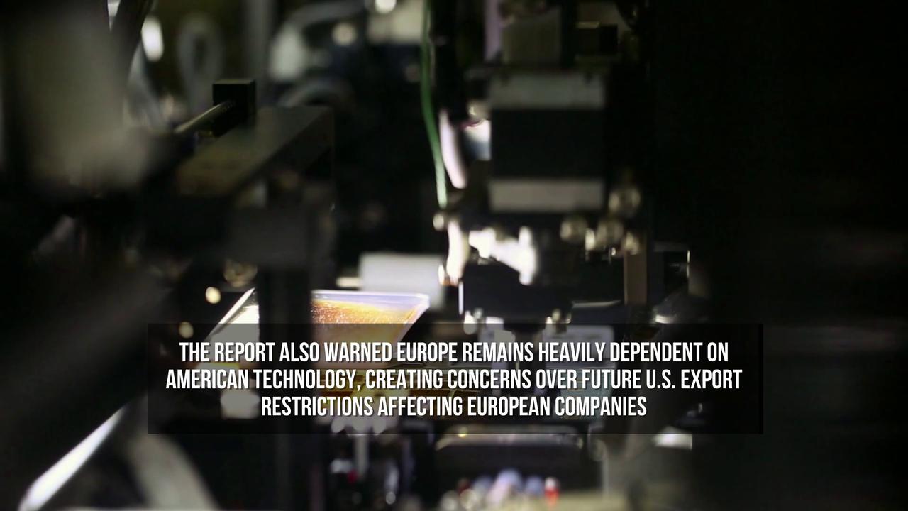 Video thumbnail for Report Warns Europe's Chip Industry Faces Growing Global Risks.