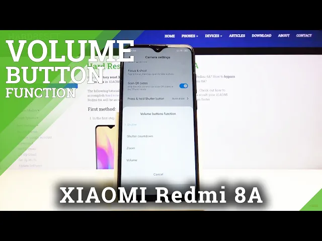 Video thumbnail for How to Adjust Volume Key Function in Camera in Xiaomi Redmi 8A - Use Volume Button with Camera
