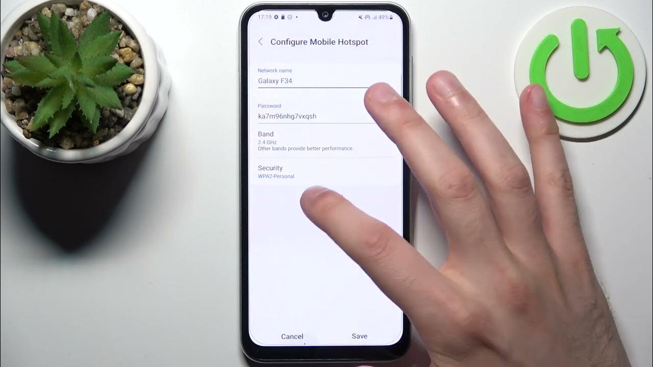 Video thumbnail for How to Enable & Set Up Portable Hotspot on Samsung Galaxy F34