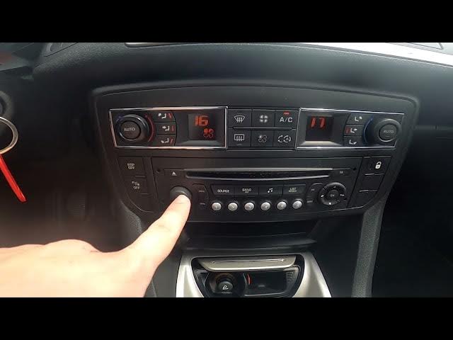 Video thumbnail for How to Turn Radio On or Off in Citroen C5 III ( 2007 – 2017 ) - Enable or Disable Radio
