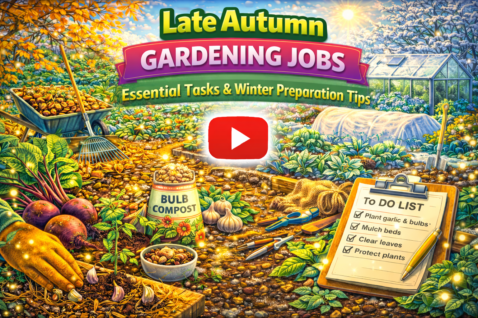 Video thumbnail for Late Autumn Gardening Jobs | Essential Tasks & Winter Preparation Tips