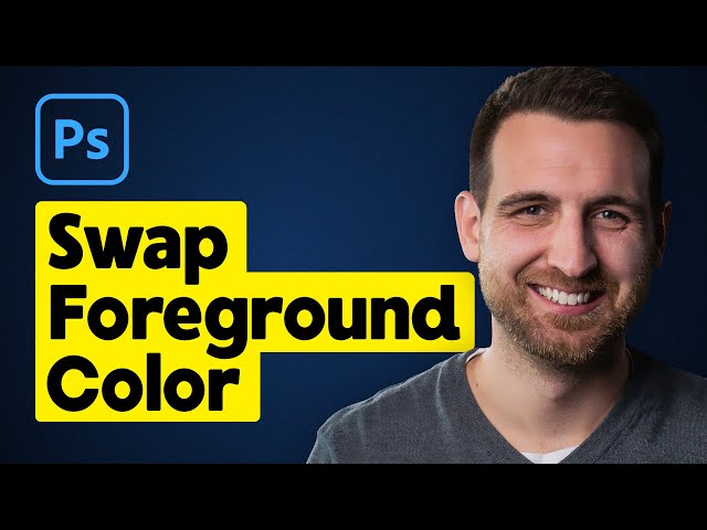 How to Swap Foreground & Background Color in Photoshop
