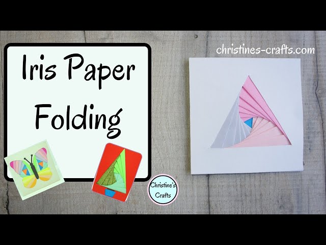 Video thumbnail for HOW TO DO IRIS PAPER FOLDING - For Cards, Artwork, Scrapbooking and other Craft Projects