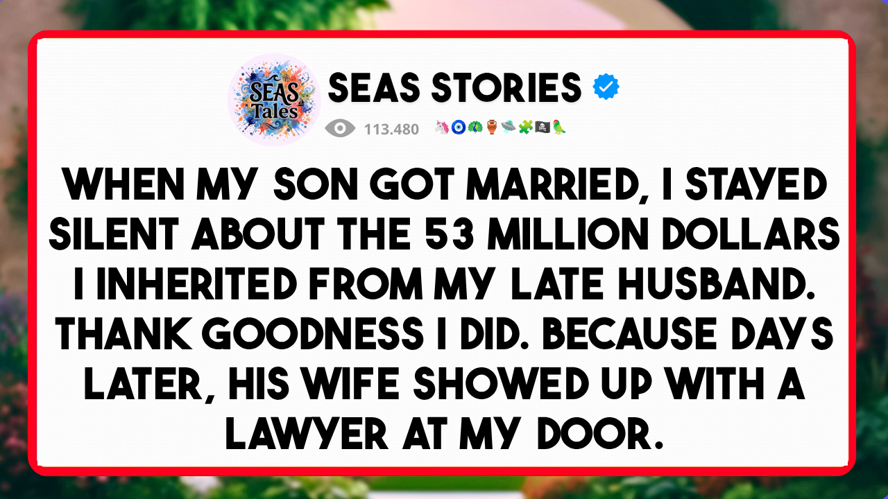 Video thumbnail for When my son got married, I stayed silent about the 53 million dollars I inherited from my late husband