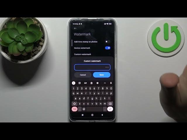 Video thumbnail for How to Set Custom Watermark on POCO X4 GT -  Change Custom Watermark