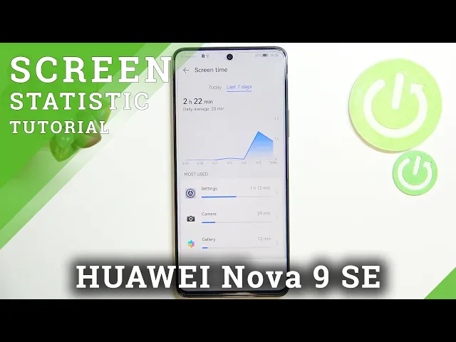 Video thumbnail for How to Check Total Screen Time on HUAWEI Nova 9 SE - Set Up Total Screen Time