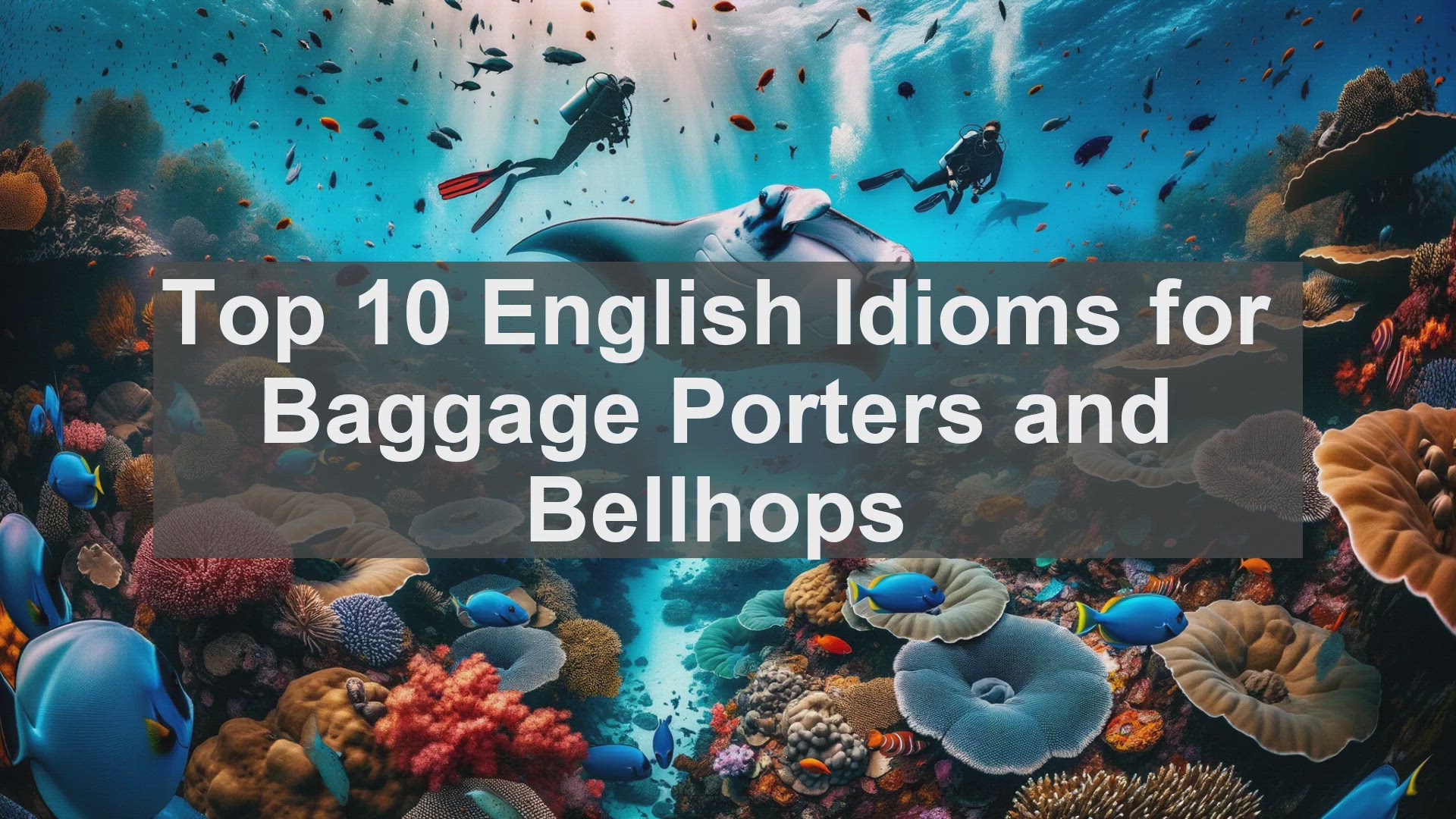 'Video thumbnail for Top 10 English Idioms for Baggage Porters and Bellhops'