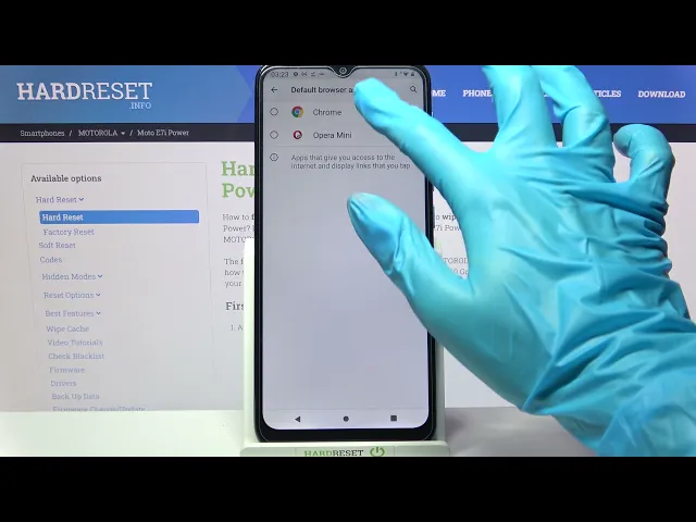 Video thumbnail for How to Choose New Default Apps in Motorola Moto E7i Power - Change Default Applications