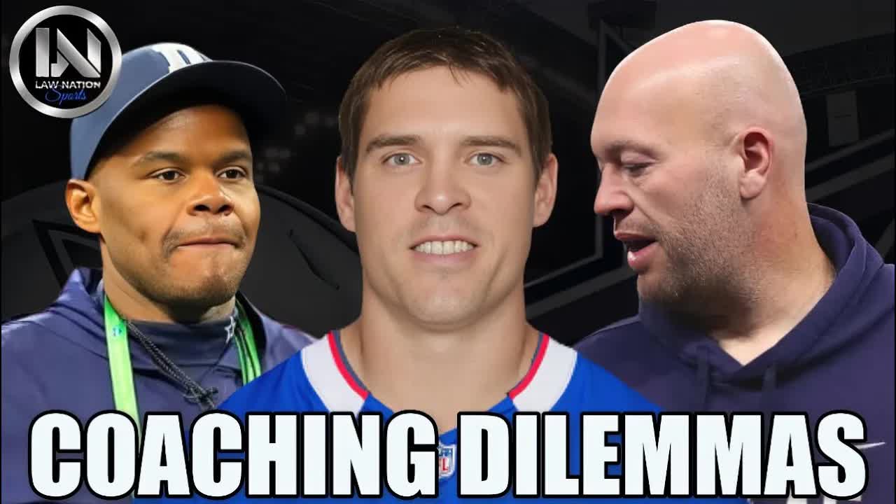 Video thumbnail for law nation sports: cowboys defensive coordinator search gets complicated, giants coaching shakeup & nfl updates