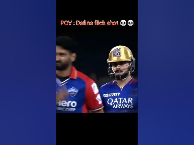 Video thumbnail for Flick shot #viratkohli #flickshot #india
