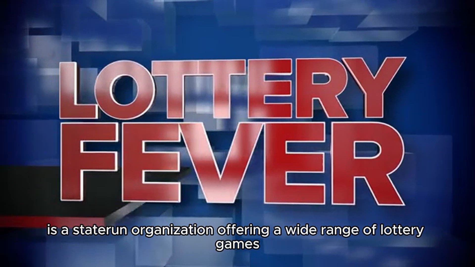 Video thumbnail for mass lottery