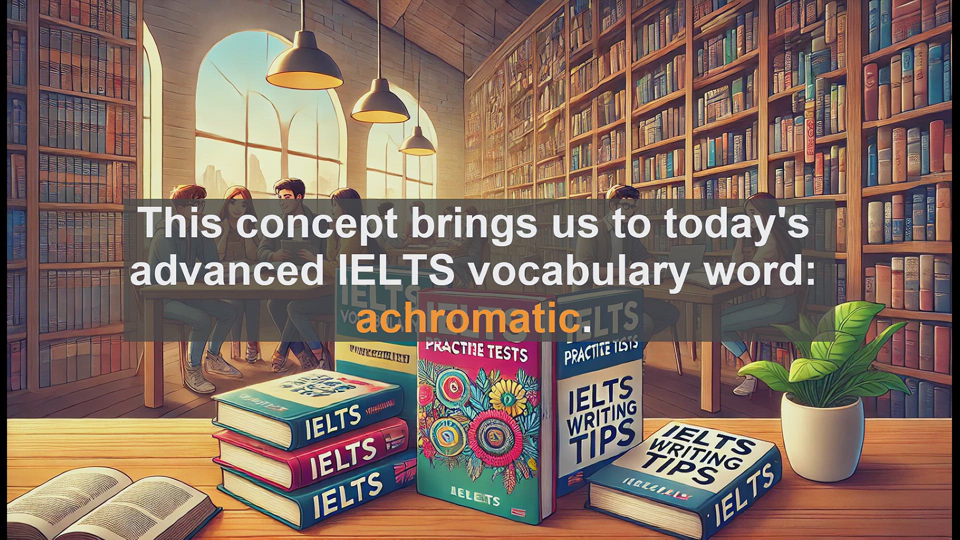 'Video thumbnail for 5000 Must Know IELTS 8.0 Vocabulary - Achromatic: Exploring the World Without Color'
