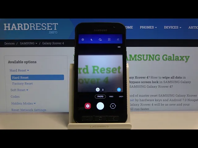 Video thumbnail for How to Deactivate Camera Watermark in SAMSUNG Galaxy Xcover 4 – Camera Settings