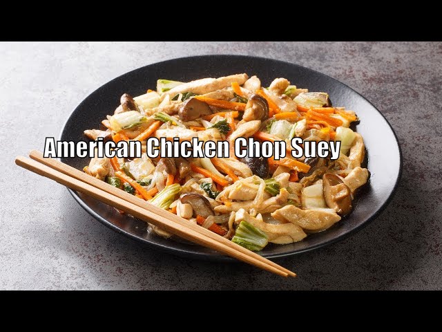 'Video thumbnail for Easy American Chicken Chop Suey Recipe: Video'