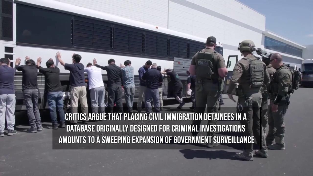 Video thumbnail for ICE Collects DNA From Migrants, Including Children, for the FBI's Criminal Database.
