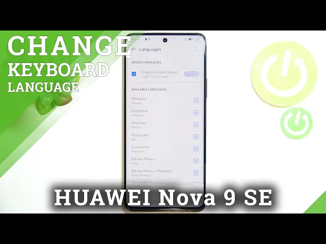 Video thumbnail for How to Add Language to HUAWEI Nova 9 SE Keyboard | Change Keyboard Language