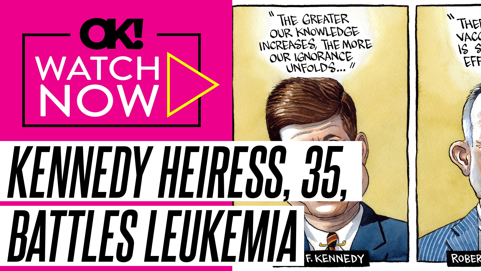 Video thumbnail for John F. Kennedy's Granddaughter Tatiana Schlossberg, 35, Diagnosed With Leukemia