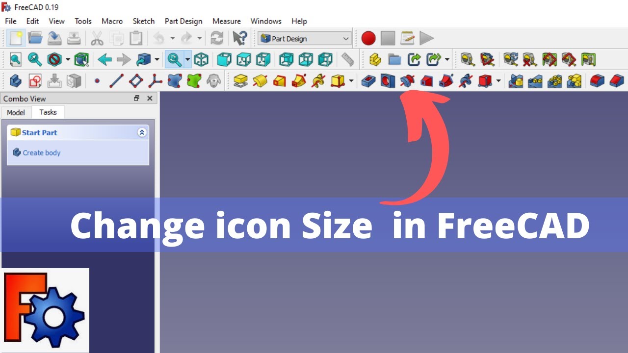 'Video thumbnail for Change Icon Size in FreeCAD | FreeCAD Tutorial | FreeCAD Beginner Tutorial | Mechnexus |'
