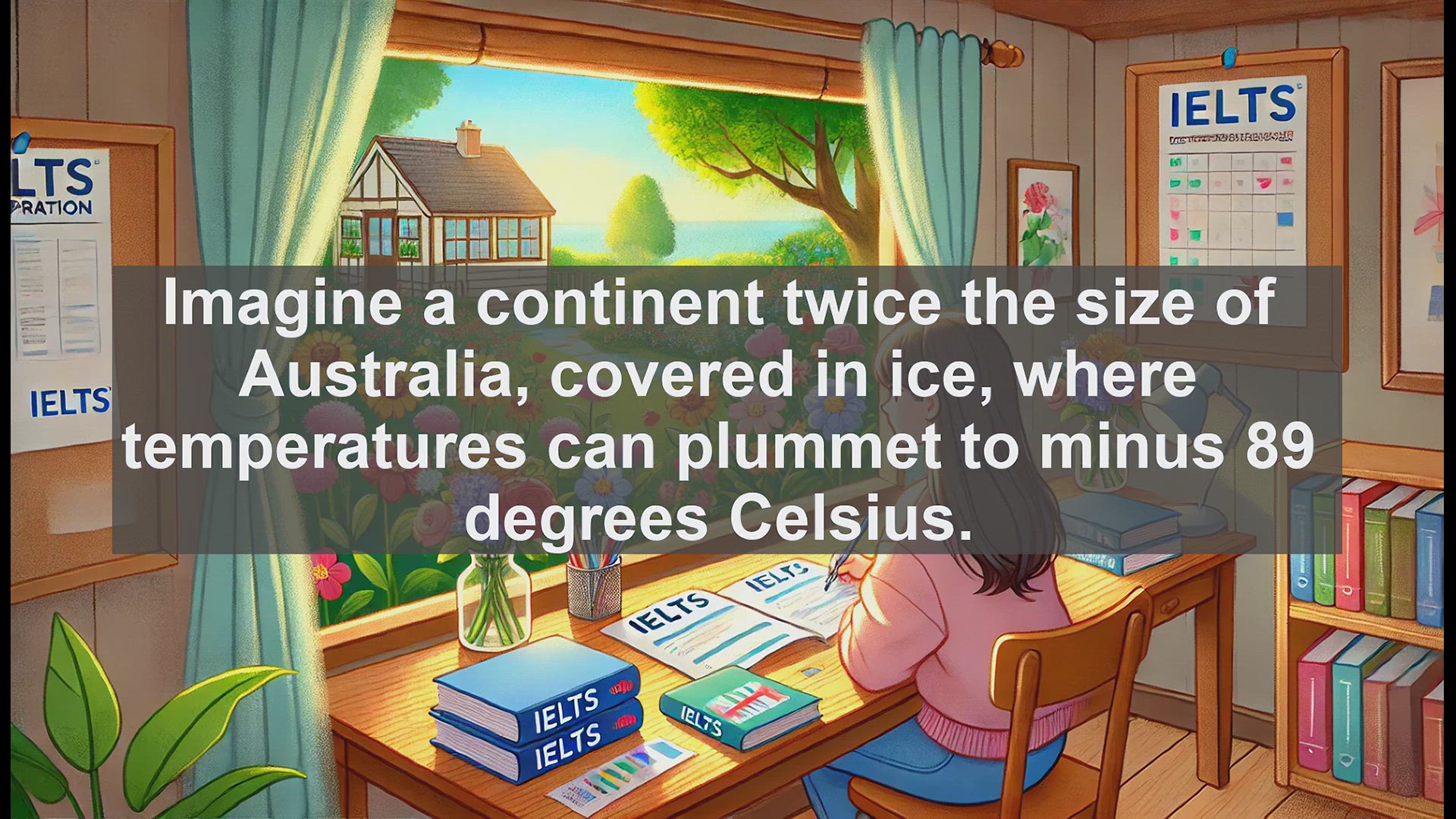 'Video thumbnail for 2000 Must Know IELTS 9.0 Vocabulary - Antarctic: Exploring the Icy Realm of Earth's Southernmost Region'