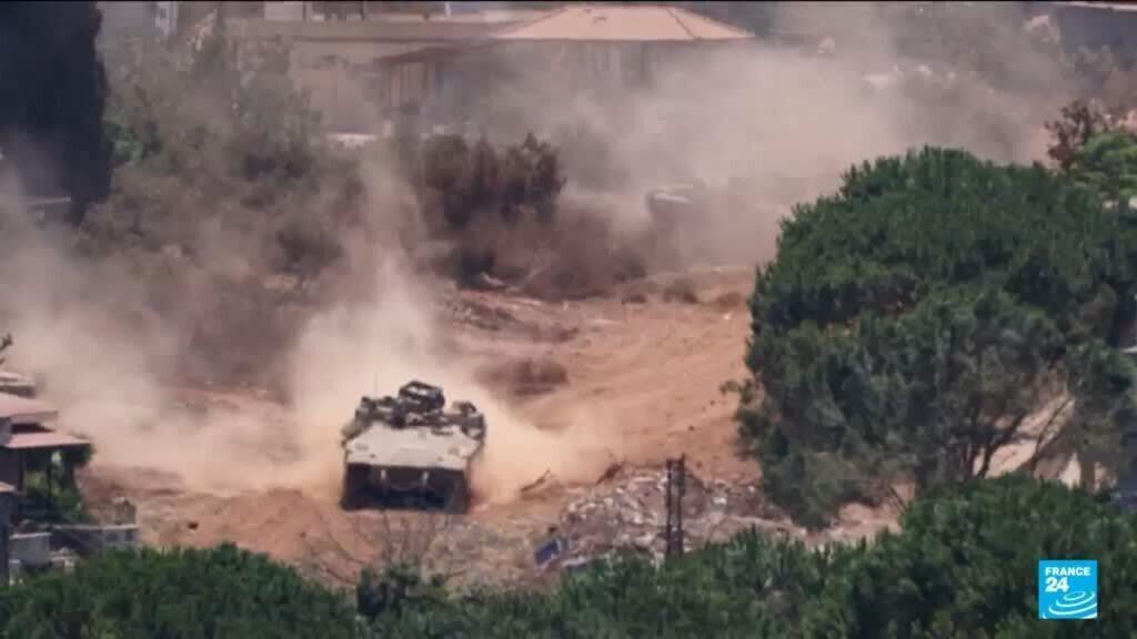 Video thumbnail for New round of talks about Israeli withdrawal from south of Lebanon
