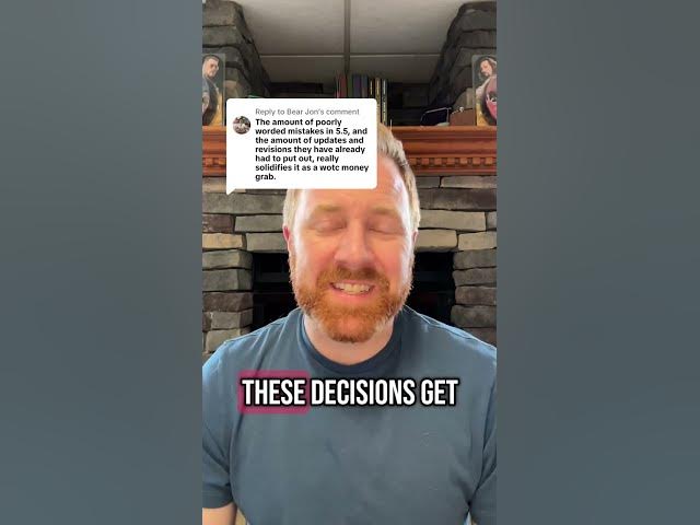 Video thumbnail for Wild conjecture on why the 2024 #dnd rules are what they are