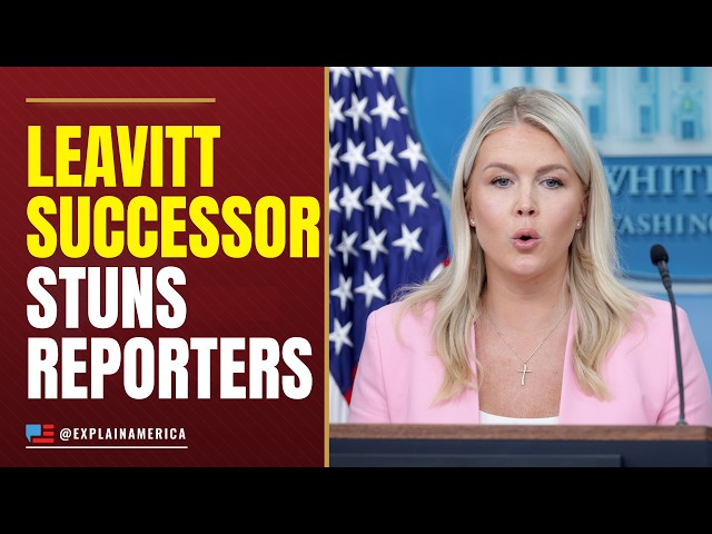 Video thumbnail for Karoline Leavitt’s Replacement Walks Into Briefing Room — Reporters Stunned