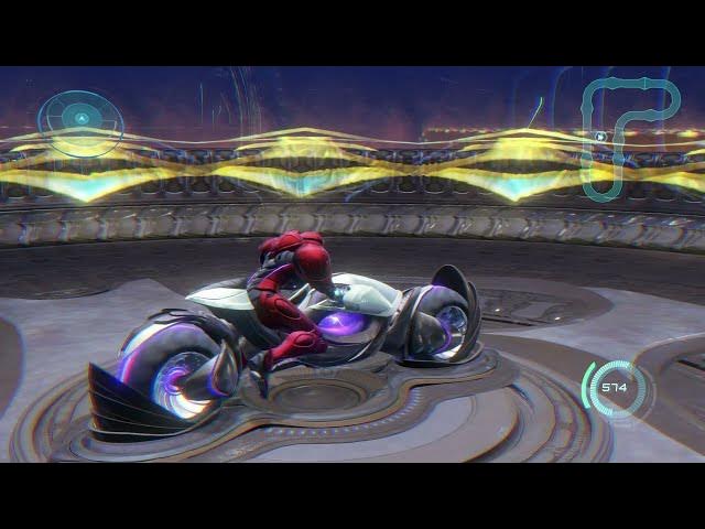 Video thumbnail for Metroid Prime 4 - Volt Forge: Test Circuit 1: 1st Test: Lap Under 50 sec | Use Boost | Power Slide