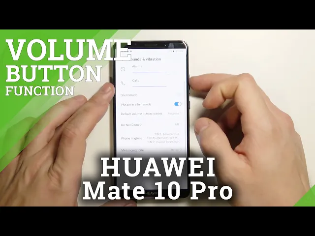 Video thumbnail for How to Change Volume Key Control on Huawei Mate 10 Pro - Pick Button to Change Volume Level