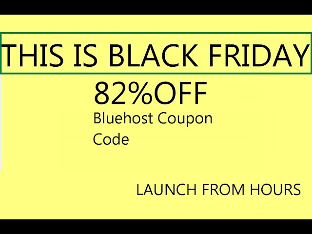'Video thumbnail for Bluehost Coupon Code | Best Bluehost discount'