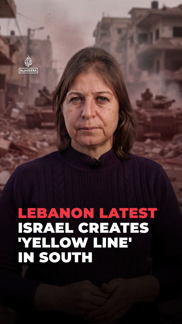 Video thumbnail for Lebanon Latest: Israel establishes ‘yellow line’ in south