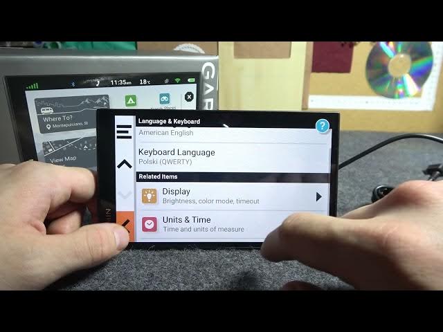Video thumbnail for How To Change System Language On Garmin Campervan