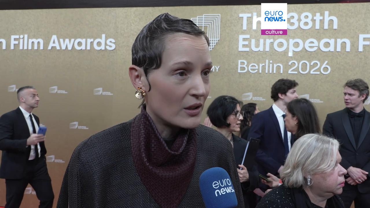 Video thumbnail for Mads Mikkelsen, Renate Reinsve and Stellan Skarsgård on how cinema can (re)humanise us