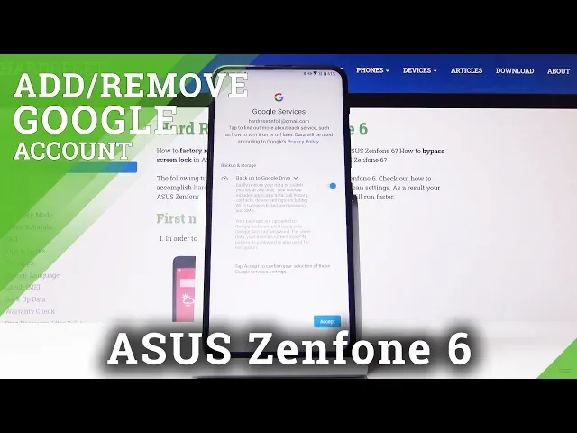 Video thumbnail for How to Use Google Account on ASUS Zenfone 6 –  Create, Use or Remove Account