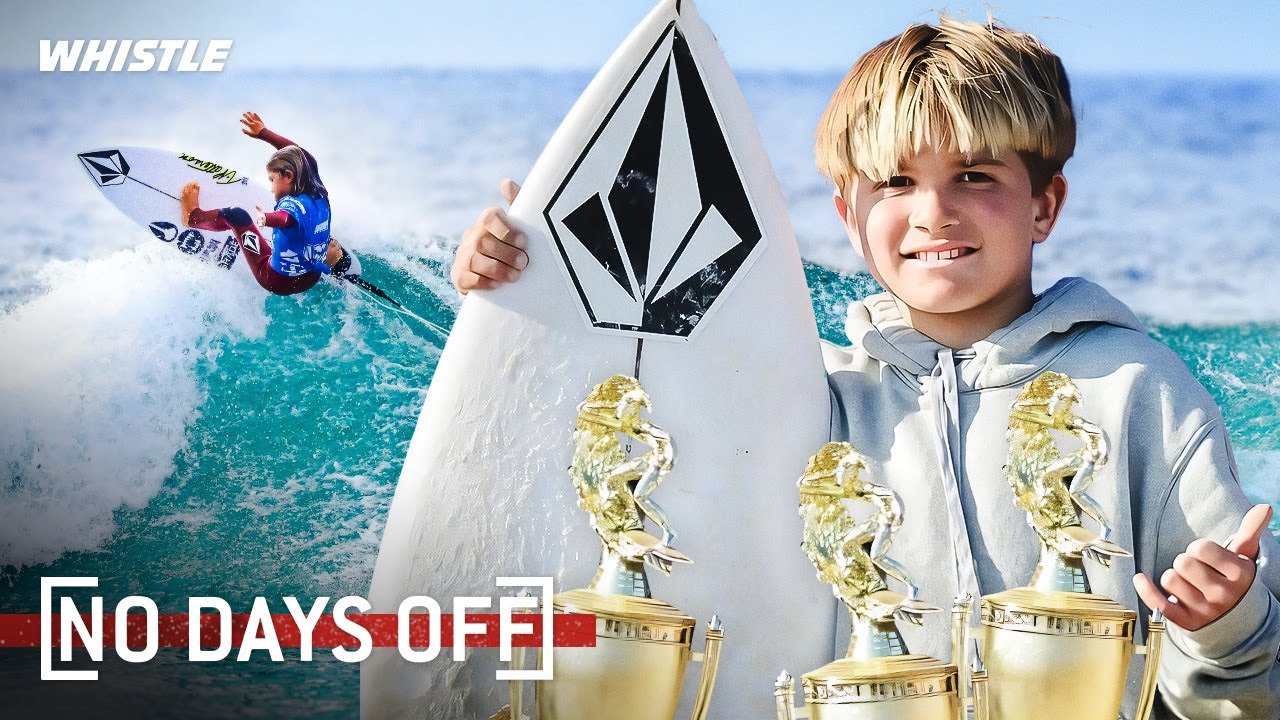Video thumbnail for 9-Year-Old SHREDDER Is Already A Pro Surfer?!