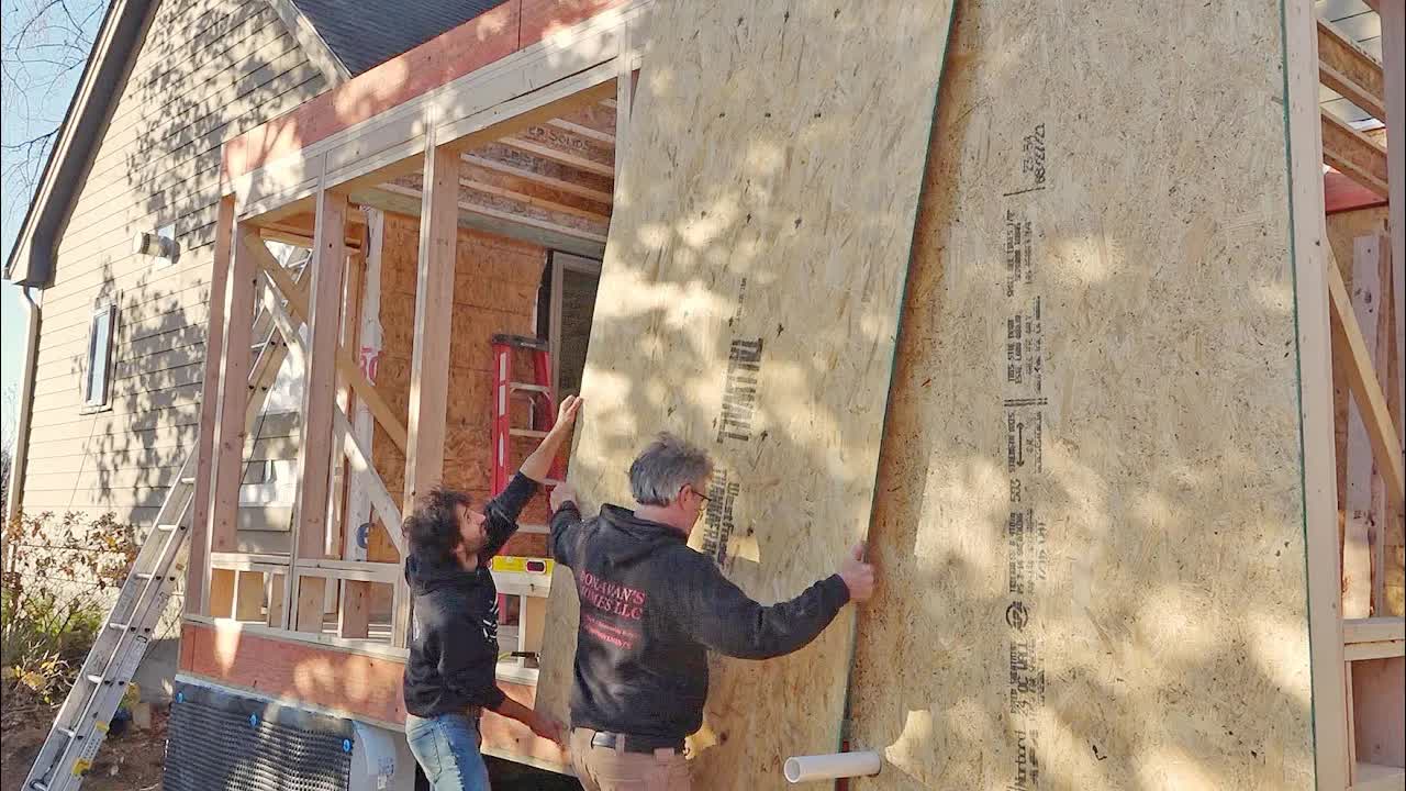 Video thumbnail for Matthew Cremona: Sheathing the Sunroom | Home Renovation & Addition Part 12