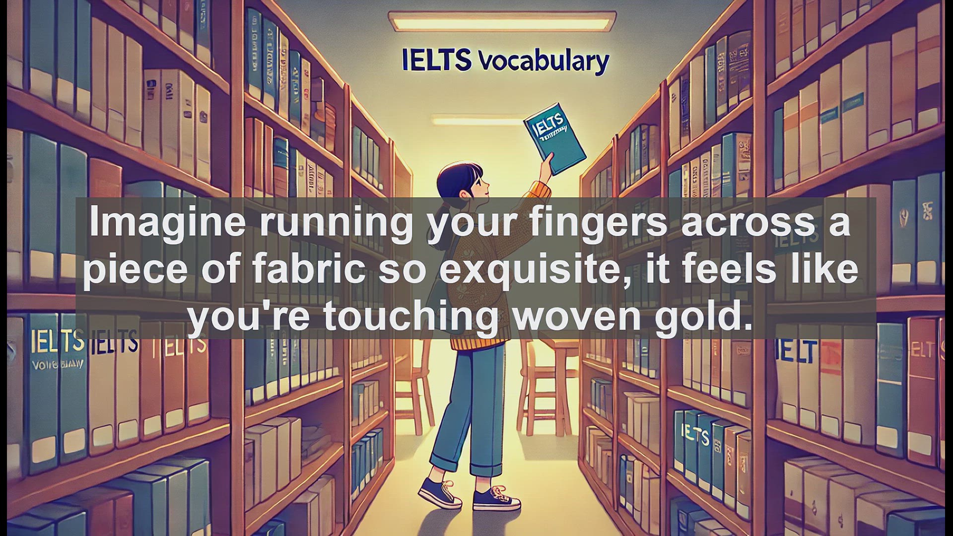 'Video thumbnail for 2000 Must Know IELTS 9.0 Vocabulary - Brocade: Mastering Luxury Fabric Vocabulary for IELTS'