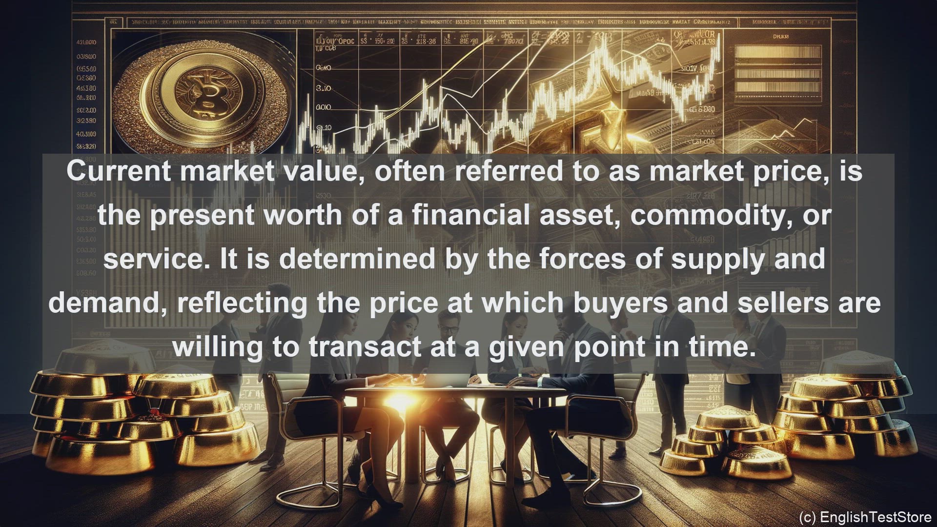 'Video thumbnail for Current market value in economics and finance'