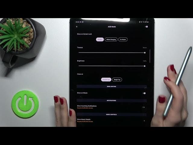 Video thumbnail for How to Customize Always On Display on SAMSUNG Galaxy Tab S7 FE - Muviz Edge App