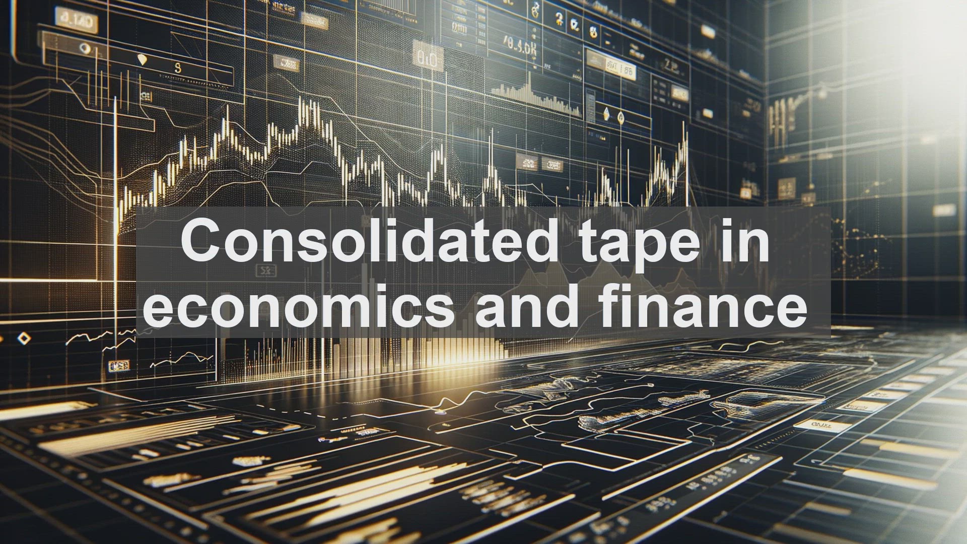 'Video thumbnail for Consolidated tape in economics and finance'
