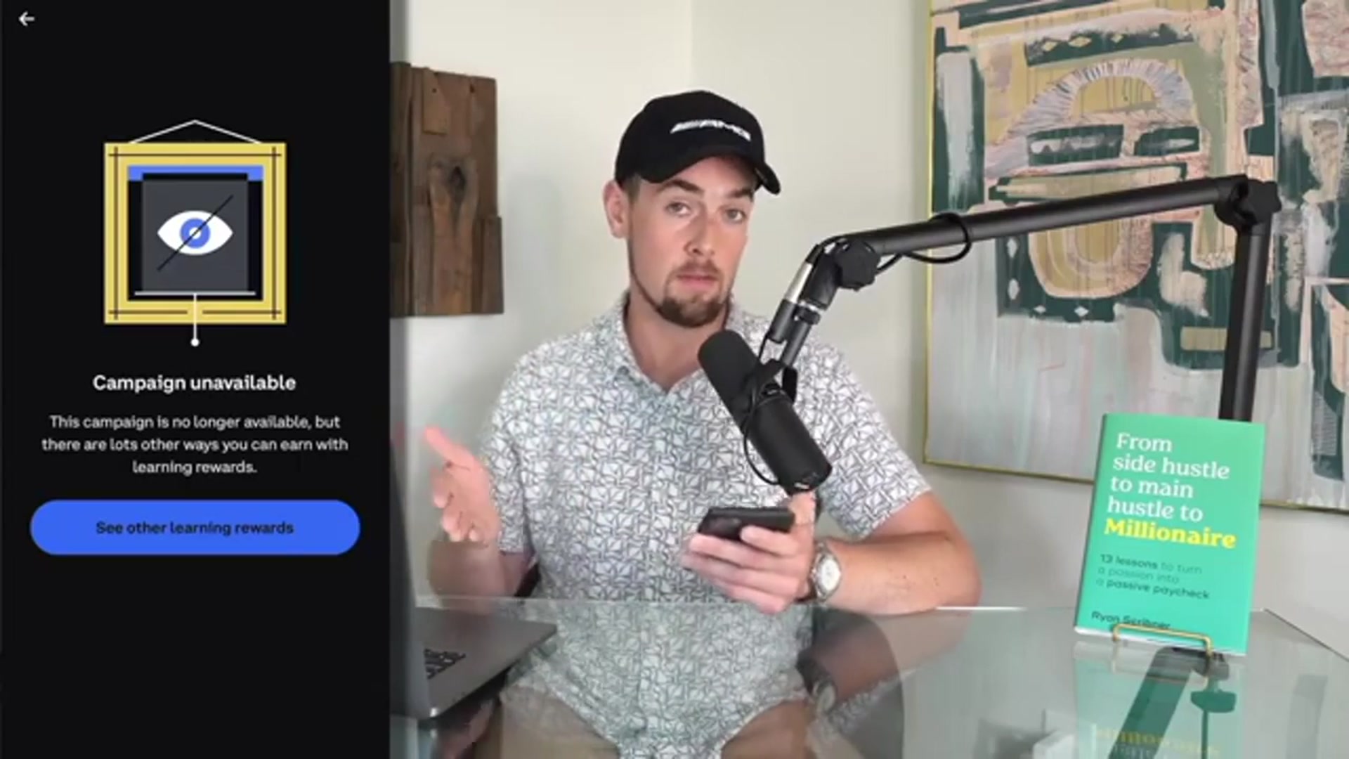 'Video thumbnail for ryan scribner espanol: gana criptomonedas gratis con coinbase learn'