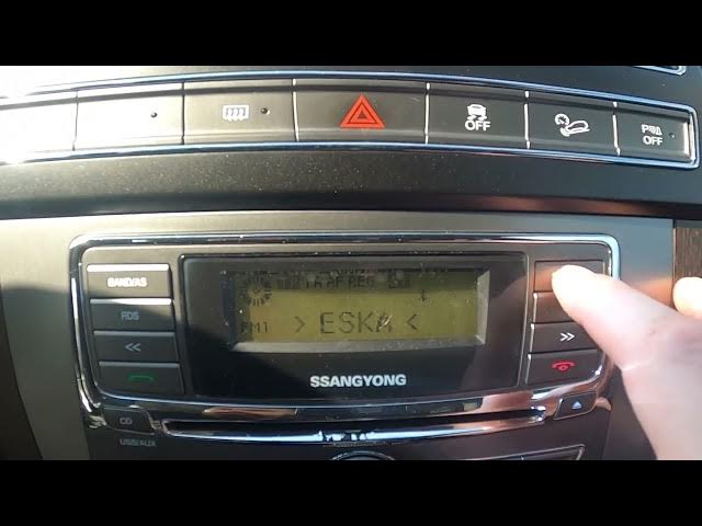 Video thumbnail for How to Scan for Radio Stations in Ssangyong Rexton III ( 2012 – 2016 ) - Find new Radio Stations