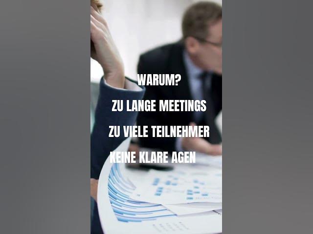 Video thumbnail for Meetings kosten deutsche Firmen 64 Mrd. € im Jahr 😱 #Produktivität #MeetingFail
